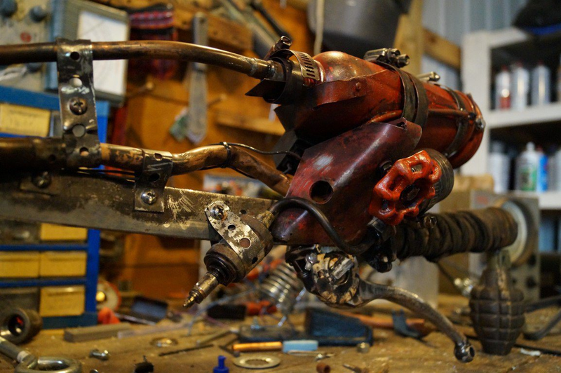 Illustration for article titled Fallout's Flaming Sword, Properly Recreated In Real Life